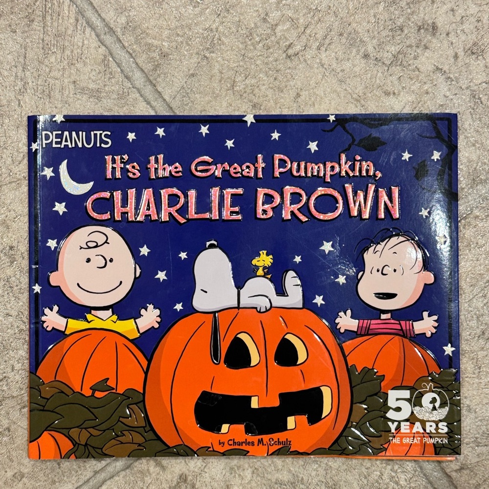 It’s the great pumpkin Charlie Brown book